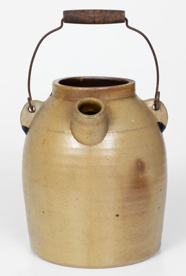 Extremely Rare J.B. Leathers / Mt. Eagle, PA Stoneware Batter Pail