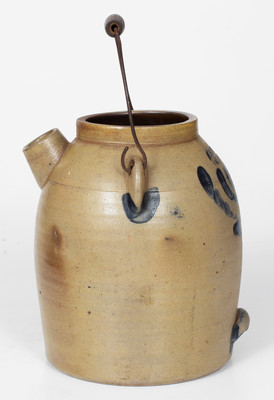 Extremely Rare J.B. Leathers / Mt. Eagle, PA Stoneware Batter Pail