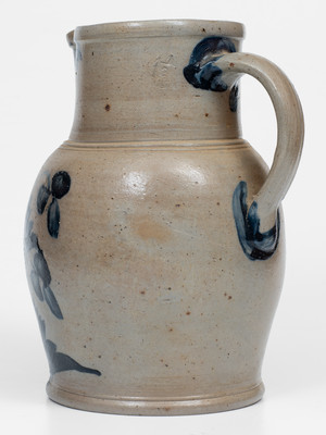 Rare Stoneware Pitcher w/ Elaborate Decoration, attrib. Northeast, Maryland (Remmey or Magee)