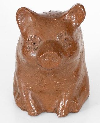 Sewer Tile Pig Bank, Midwestern U.S. origin, probably Ohio