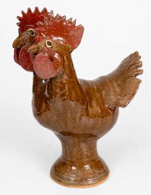 Reggie Meaders Two-Headed Rooster Figure