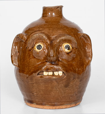 Reggie Meaders Face Jug, Cleveland, Georgia