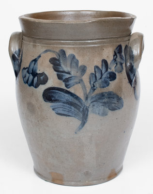 Three-Gallon Stoneware Jar attrib. Henry Harrison Remmey, Philadelphia, c1840