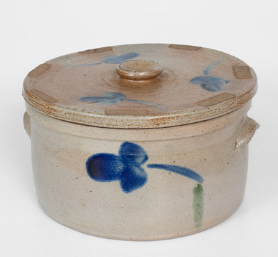 Baltimore, MD Stoneware Cake Crock with Floral Decoration