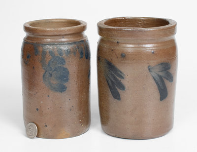 Lot of Two: 1/4 Gal. Chester County, PA Stoneware Jars