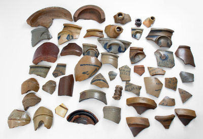 Large Group of Sherds Excavated in New Geneva, PA