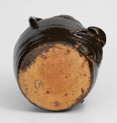 Extremely Rare Arie Meaders Face Jug, 1958-59