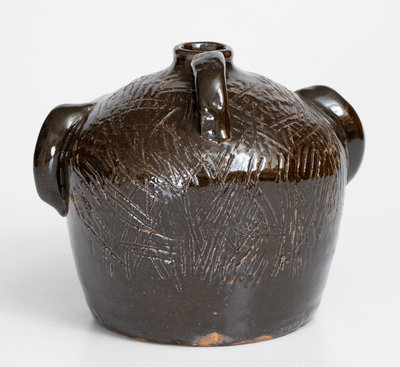 Extremely Rare Arie Meaders Face Jug, 1958-59