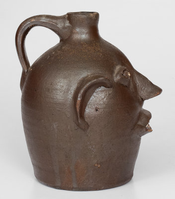 Evan Javan Brown, Sr. Face Jug, Arden, NC, 2nd quarter 20th century