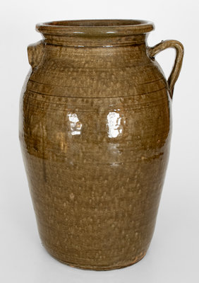 Attrib. Cheever Meaders, Cleveland, Georgia Stoneware Churn