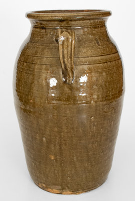 Attrib. Cheever Meaders, Cleveland, Georgia Stoneware Churn