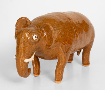 Reggie Meaders (Cleveland, Georgia) Stoneware Elephant