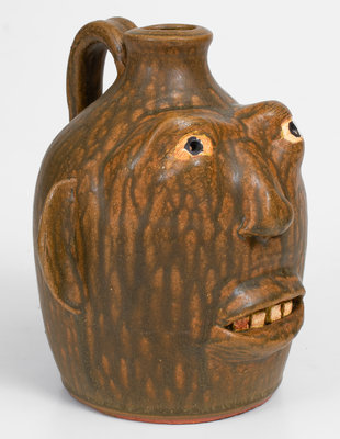 Welchel Meaders Face Jug, Mossy Creek Pottery, Georgia