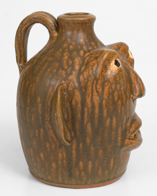 Welchel Meaders Face Jug, Mossy Creek Pottery, Georgia