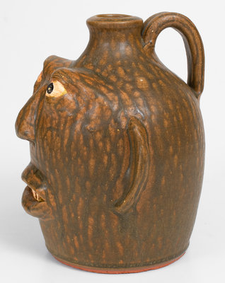 Welchel Meaders Face Jug, Mossy Creek Pottery, Georgia