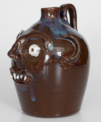 Bobby Ferguson, Gillsville, Georgia Face Jug