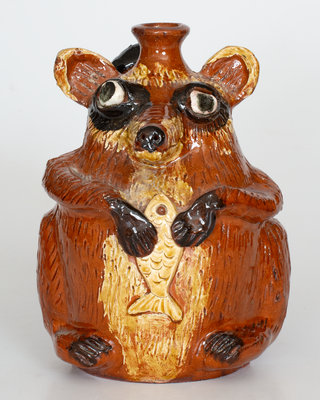 Albert Hodge (Vale, North Carolina) Raccoon Jug