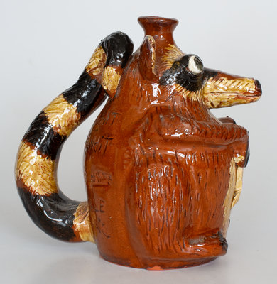 Albert Hodge (Vale, North Carolina) Raccoon Jug