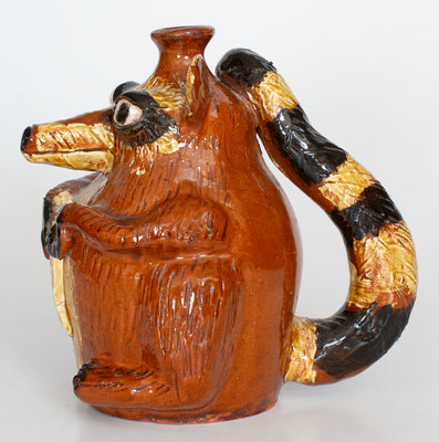 Albert Hodge (Vale, North Carolina) Raccoon Jug