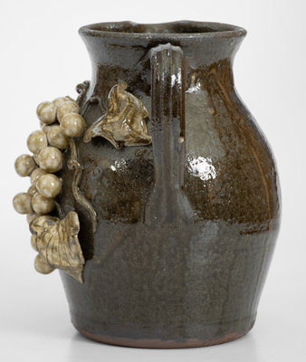 Michael Crocker Alkaline-Glazed Grapes Pitcher, Lula, Georgia, 2016