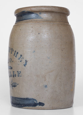 Fine G. A. McCARTHEY & BRO. / MAYSVILLE, KY Stoneware Jar