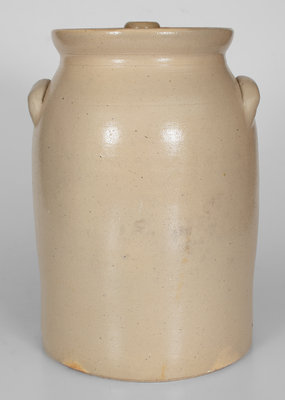 BURGER & LANG / ROCHESTER N.Y. Stoneware Jar w/ Lid