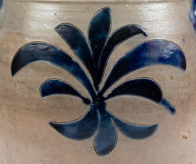 Exceedingly Rare and Important Thomas W. Commeraw 18th Century Stoneware Jar, COERLEARS HOOK / N. YORK