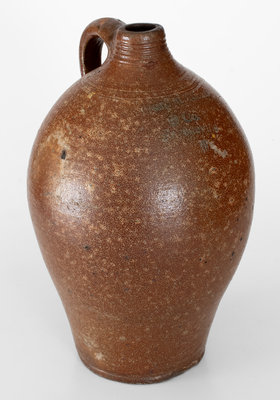 Gurdon Robins / & Co. / Fayetteville, NC Stoneware Jug by Edward Webster, c1819-20
