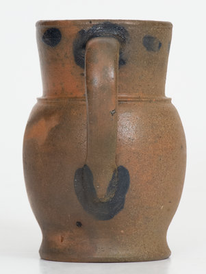 Exceptional Miniature Stoneware Pitcher, attrib. George Henry Davidson, Strasburg, VA