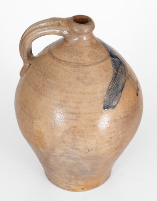 Exceptional Incised Bird Jug, Manhattan, New York area, early 19th century