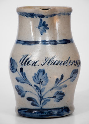 Fine Three-Quart Stoneware Presentation Pitcher, attrib. Richard C. Remmey, Philadelphia, PA