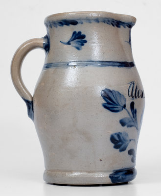 Fine Three-Quart Stoneware Presentation Pitcher, attrib. Richard C. Remmey, Philadelphia, PA