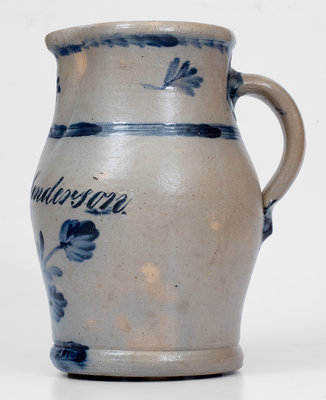 Fine Three-Quart Stoneware Presentation Pitcher, attrib. Richard C. Remmey, Philadelphia, PA