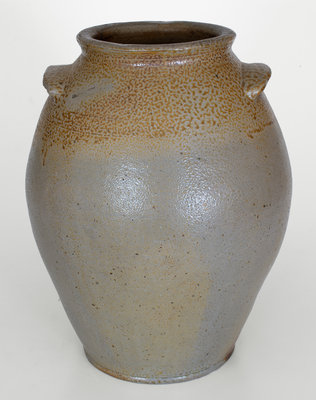 Salt-Glazed Stoneware Jar w/ Iron-Oxide Decoration, attrib. John Swann, Alexandria, VA, c1815