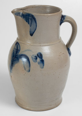 Fine and Rare Northeast, Maryland Stoneware Pitcher (J.B. Remmey or J.B. Magee)