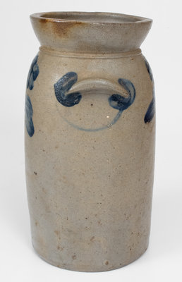 1 Gal. Baltimore, MD Stoneware Churn w/ Floral Decoration