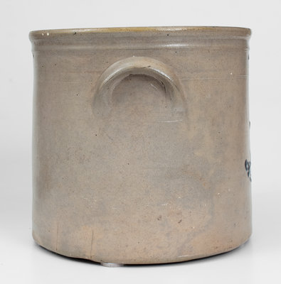 A. O. WHITTEMORE / HAVANA, NY Stoneware Crock w/ House Decoration