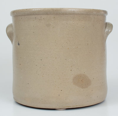 2 Gal. JOHN BURGER / ROCHESTER Stoneware Crock w/ Slip-Trailed Decoration