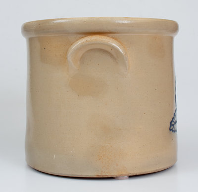 3 Gal. J. BURGER, JR. / ROCHESTER, NY Stoneware Crock w/ Slip-Trailed Decoration