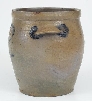 Exceptional J. SWANN / ALEXA. (John Swann, Alexandria, VA) Stoneware Jar, circa 1820