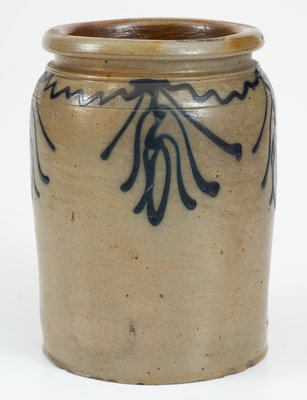 Fine 1/2 Gal. B. C. MILBURN / ALEXA. (Alexandria, Virginia) Stoneware Jar