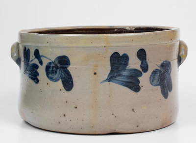 Attrib. R. J. Grier (Chester County, PA) Stoneware Cake Crock, c1880