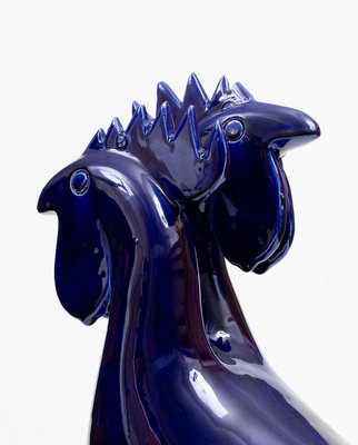 Edwin Meaders Two-Headed Rooster Figure