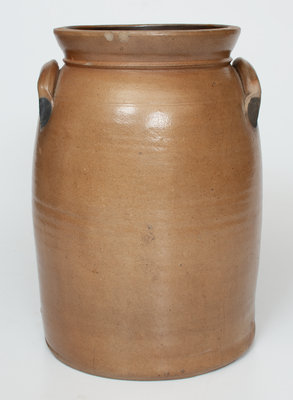 Fine COWDEN & WILCOX / HARRISBURG, PA Two-Gallon Stoneware Jar w/ Elaborate Decoration