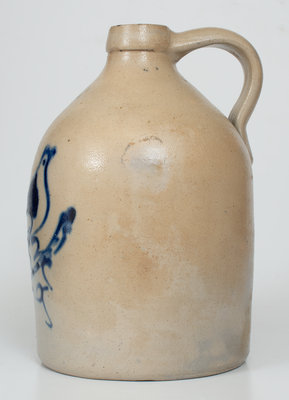 One-Gallon FORT EDWARD POTTERY CO Stoneware Bird Jug