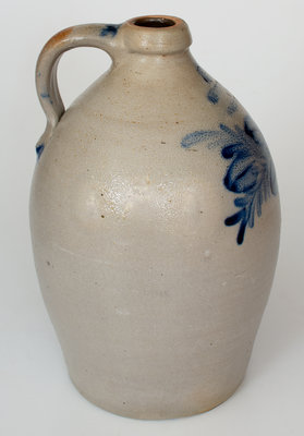 Two-Gallon COWDEN & WILCOX / HARRISBURG, PA Stoneware Jug, c1865