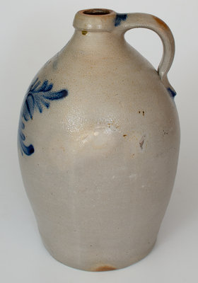 Two-Gallon COWDEN & WILCOX / HARRISBURG, PA Stoneware Jug, c1865