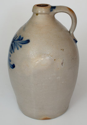 Two-Gallon COWDEN & WILCOX / HARRISBURG, PA Stoneware Jug, c1865
