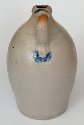 Two-Gallon COWDEN & WILCOX / HARRISBURG, PA Stoneware Jug, c1865