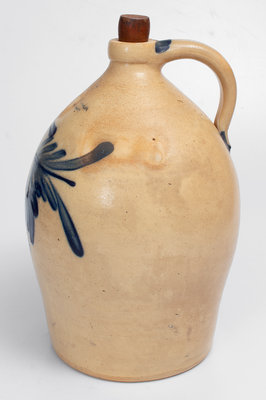 Three-Gallon COWDEN & WILCOX / HARRISBURG, PA Stoneware Jug, c1870